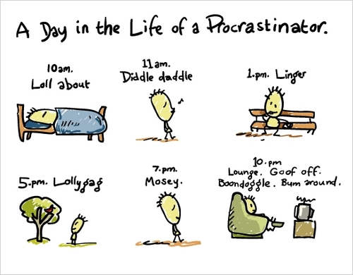 Procrastinatorsday lollygag.jpeg
